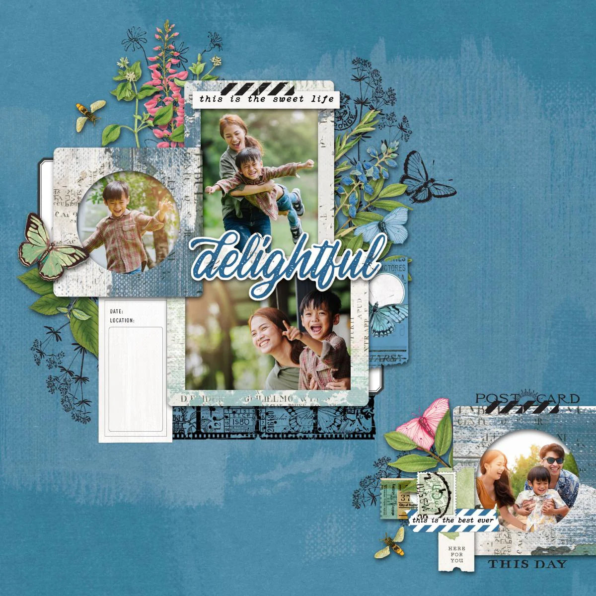 Maker Series Field Notes Meadow 4in x 8in Clear Stamp Set-Arden Creative Studio