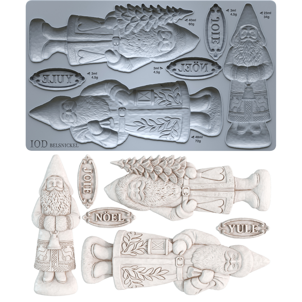 Belsnickel IOD Decor Mould (6" x 10")