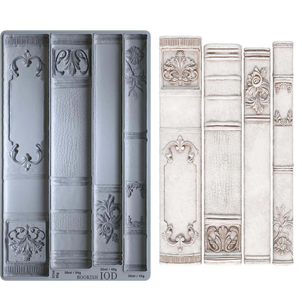Bookish IOD Decor Mould (6" x 10")
