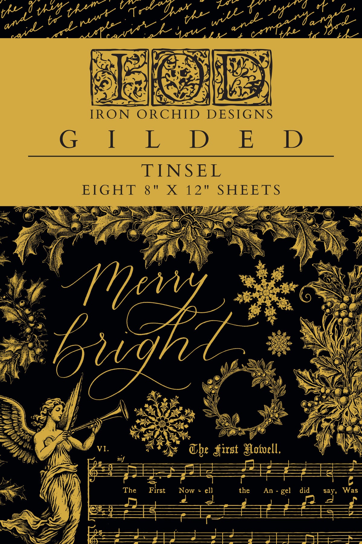 Tinsel IOD FOIL Transfer (8″x12″ pad-8 sheets )LIMITED EDITION