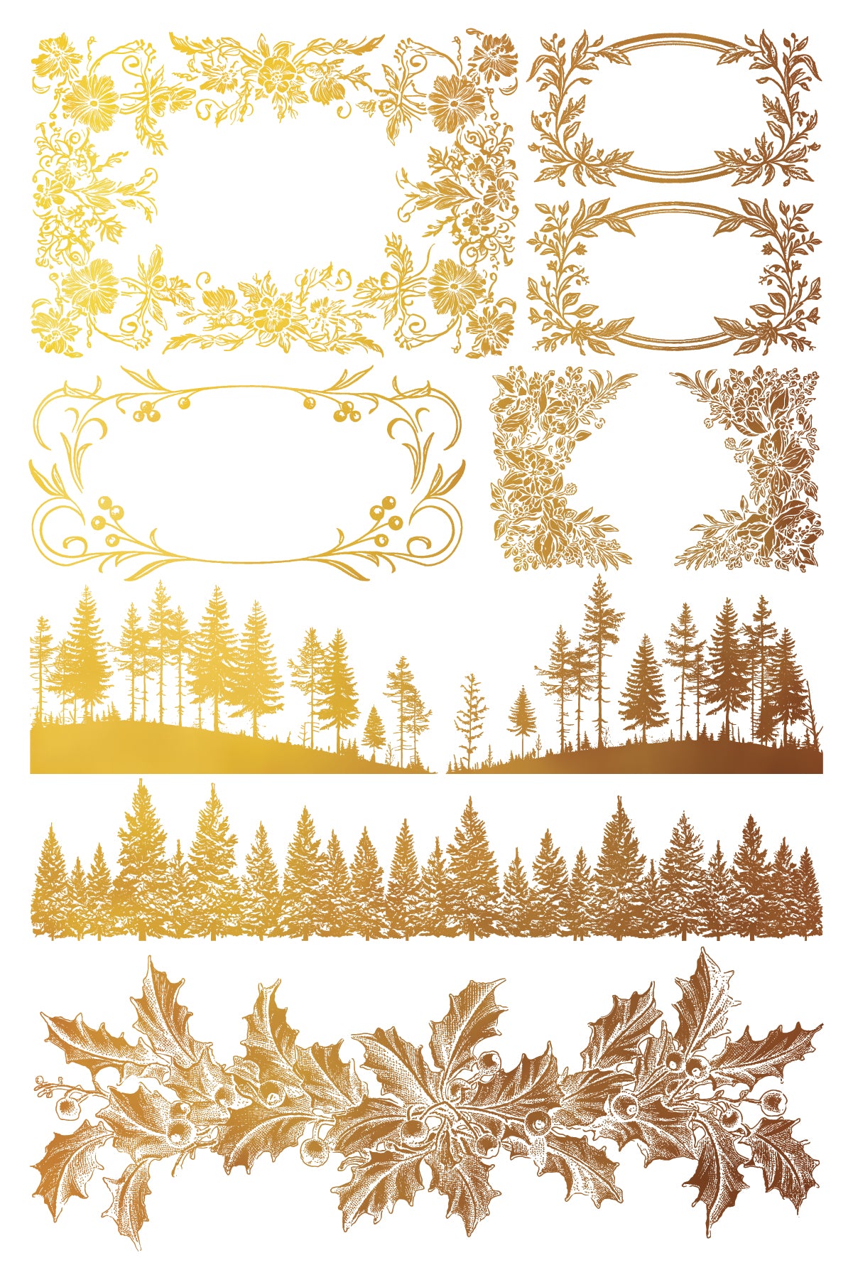 Tinsel IOD FOIL Transfer (8″x12″ pad-8 sheets )LIMITED EDITION