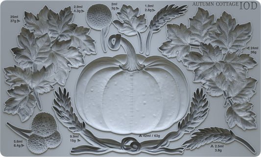 Autumn Cottage IOD Mould (6″x10″) LIMITED EDITION