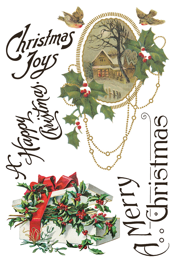 IOD Christmas Joy  Transfer (8″x12″) Q3 2025