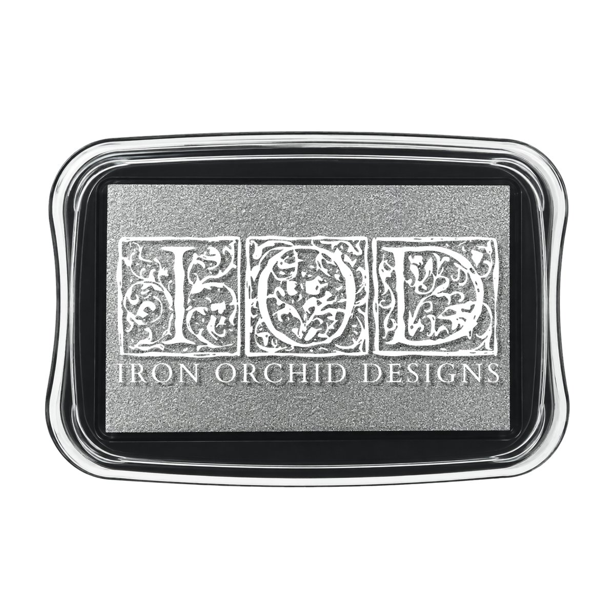 Silver Sparkle IOD Pre-Filled Ink Pad