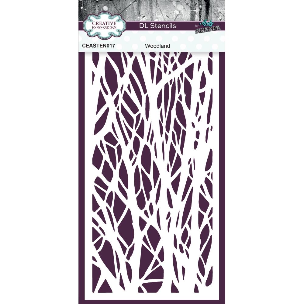 Creative Expressions DL STENCIL - WOODLAND