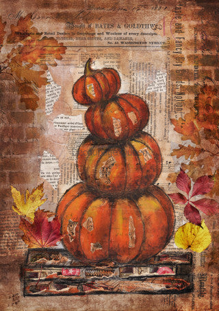 Decoupage Queen Grunge Pumpkins 0630