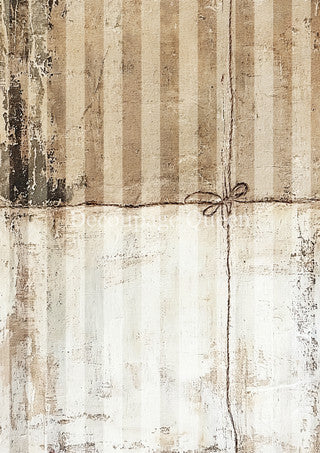 Decoupage Queen Cottage Stripes Rice Paper 0784