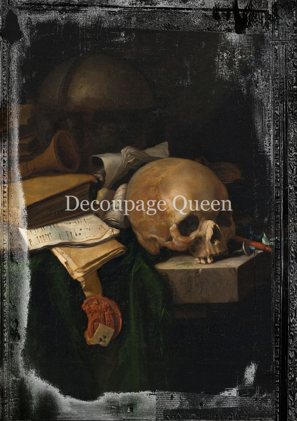 Decoupage Queen Vanitas 1 Rice Paper 0792