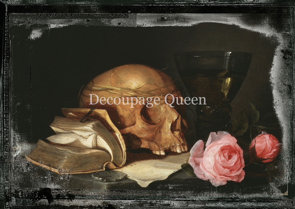 Decoupage Queen Vanitas 2 Rice Paper 0793