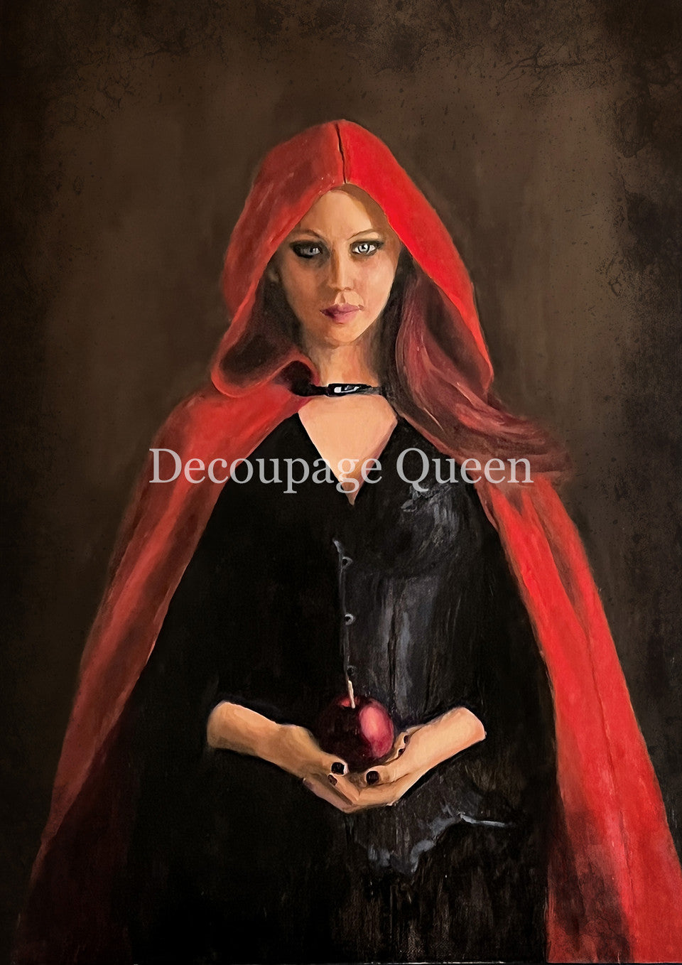 Decoupage Queen Teresa Rene Art The Temptress Rice Paper 0816