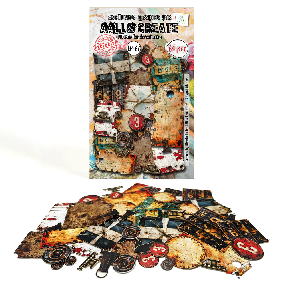 AALL & CREATE #67 - A6 Ephemera Die-Cuts - Clipped Mailers