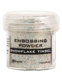 Ranger Embossing TINSEL - 1OZ SNOWFLAKE