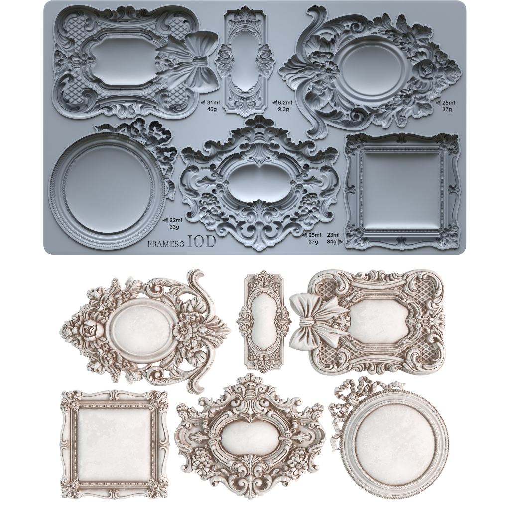 Frames 3 IOD Decor Mould (6" x 10")