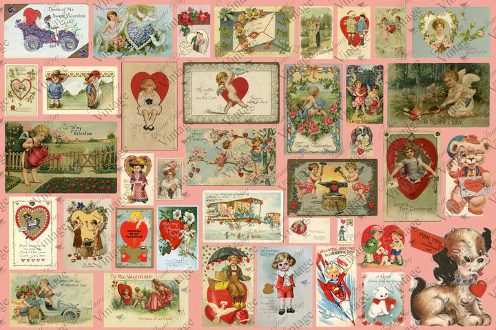 JRV Paper -Vintage Valentine