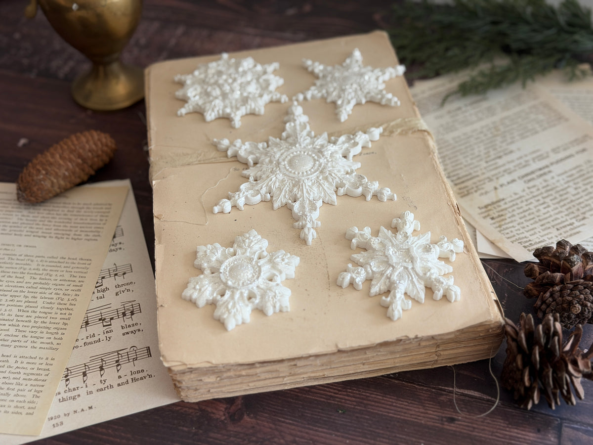 Snowflakes Encore IOD Decor Mould (6" x 10")