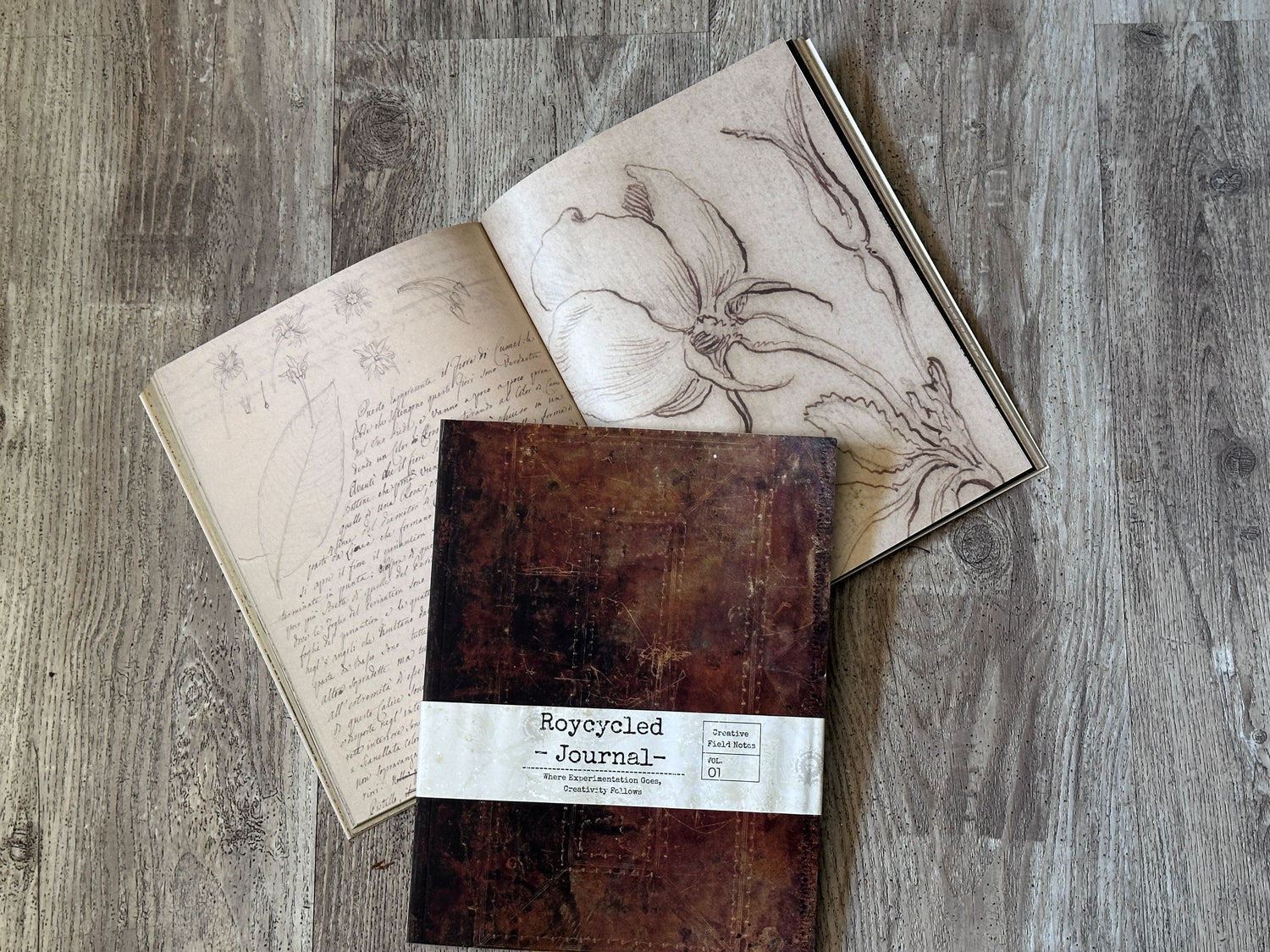 Roycycled Journal-PRE ORDER (ARRIVING WEEK OF MAY 18)