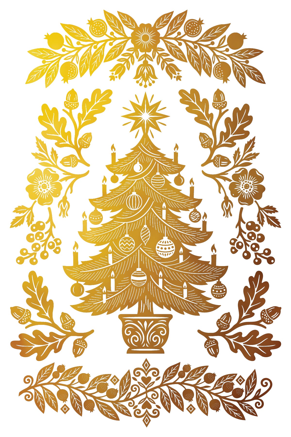 Angels Sing - IOD Gilded Transfer 8-8" X 12"