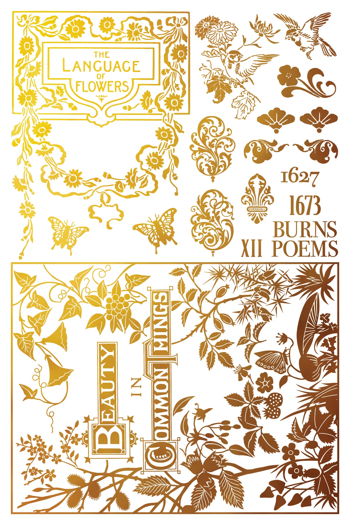 Athenaeum - IOD Gilded Transfer 8-8" X 12"