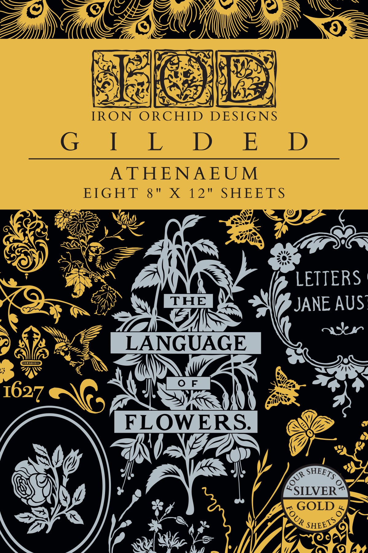 Athenaeum - IOD Gilded Transfer 8-8" X 12"