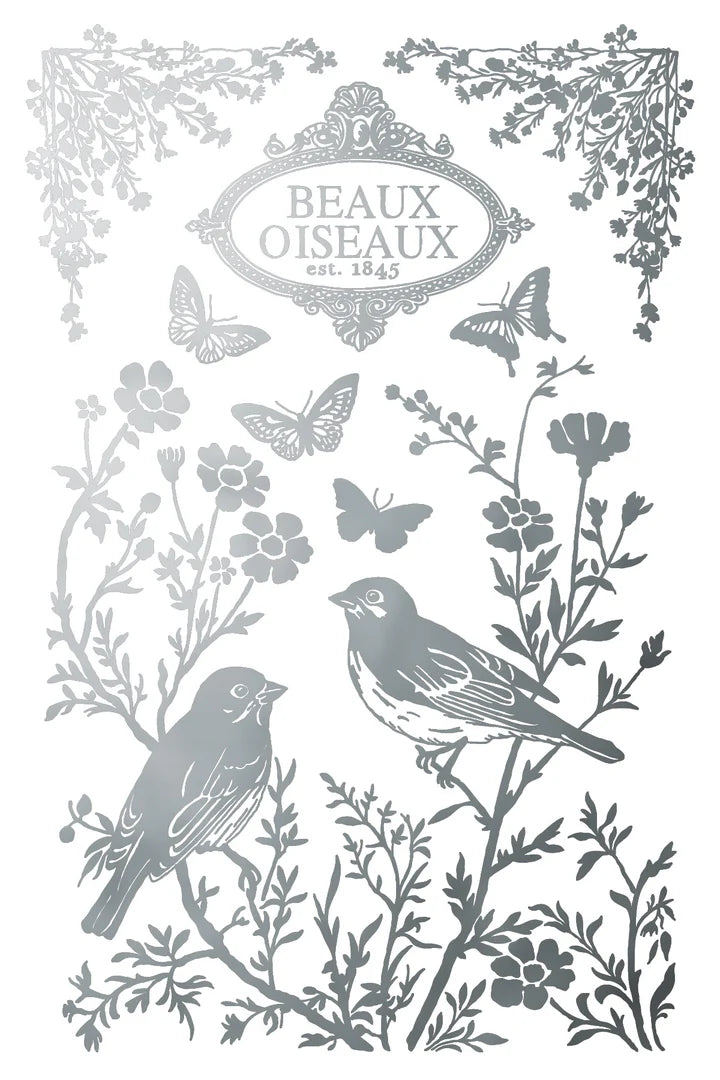 Papillon - IOD Gilded Transfer 8-8" X 12"