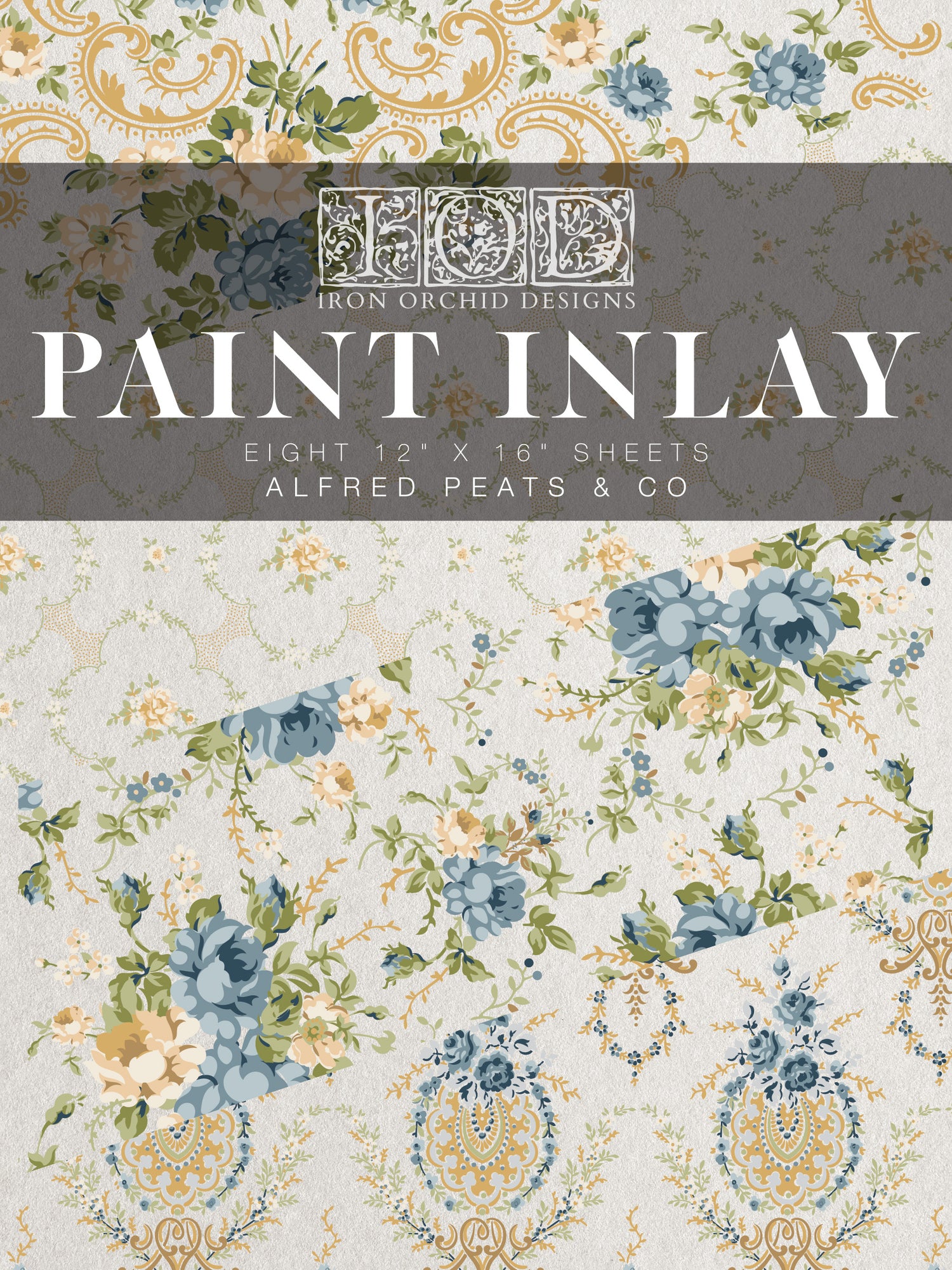 Alfred Peats & Co IOD Paint Inlay (12″x16″ 8 sheet Pad)