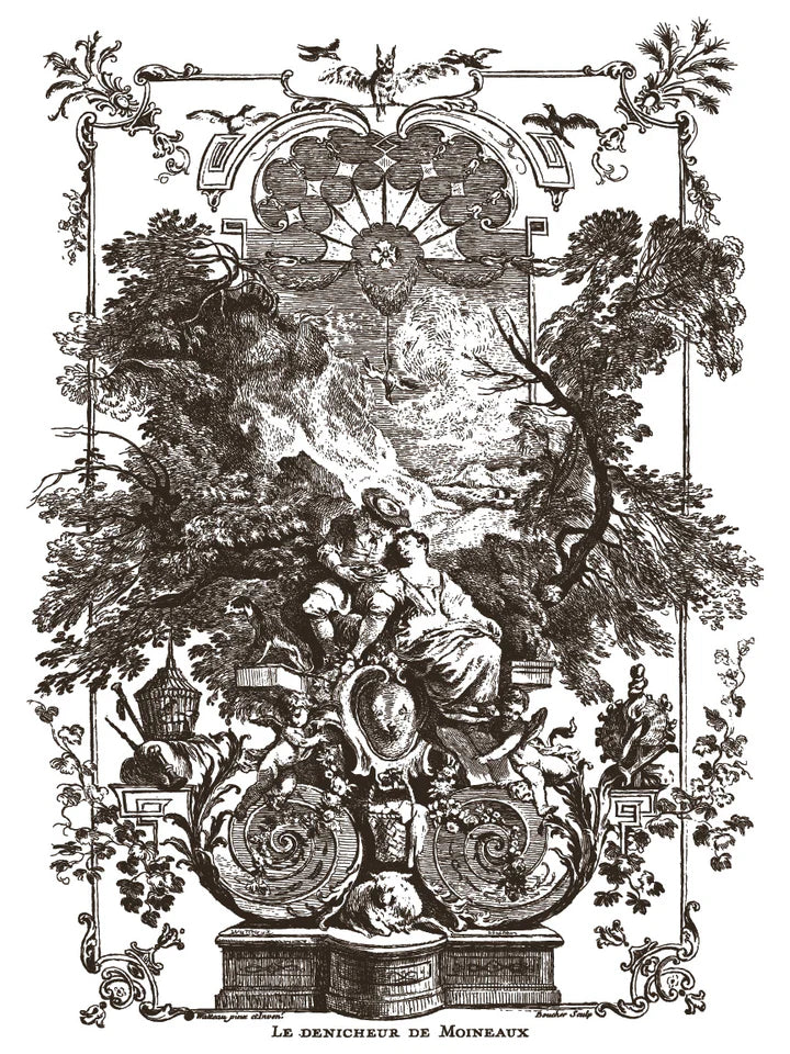 Hameau De La Reine IOD Paint Inlay (12″x16″ 8 sheet Pad)