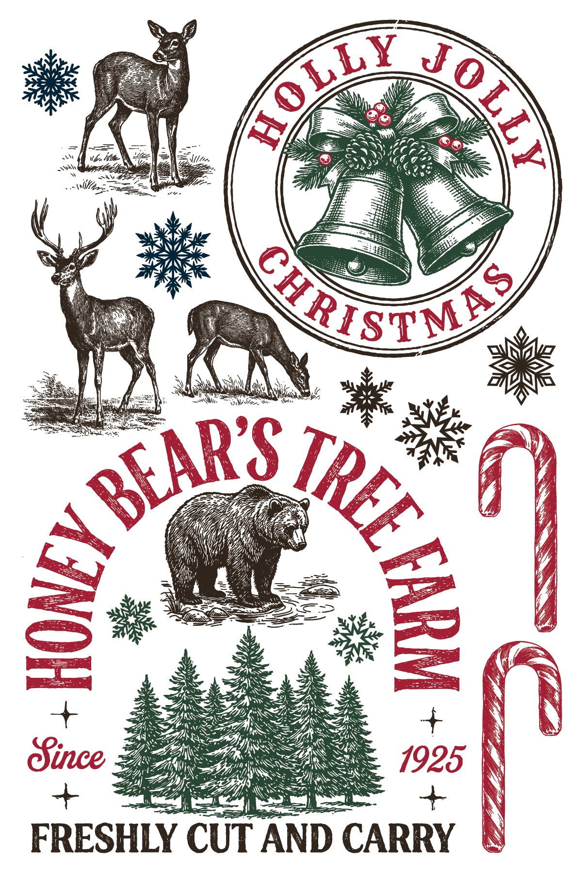 The North Pole IOD Paint Inlay (8″x12″ 8 sheet Pad)