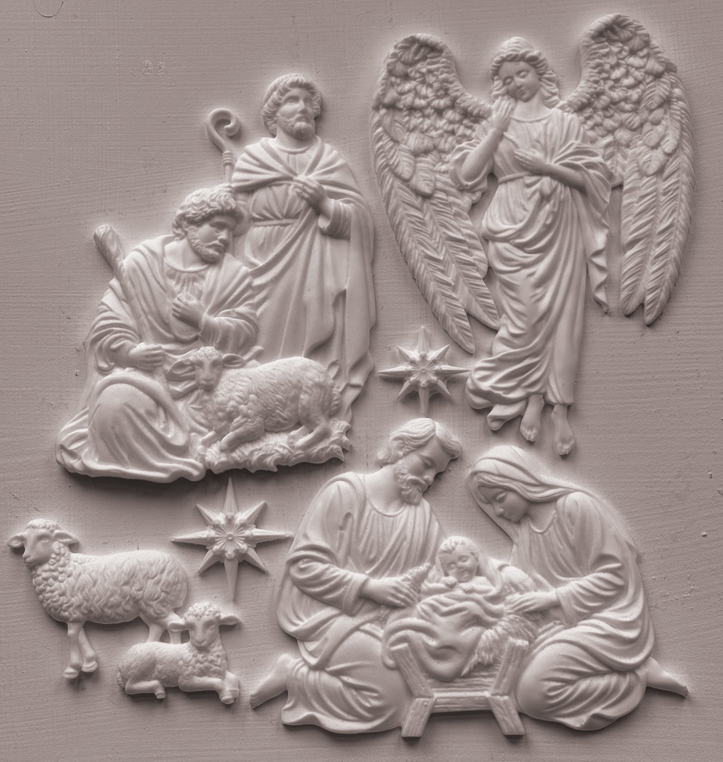 Silent Night IOD Decor Mould (6" x 10")