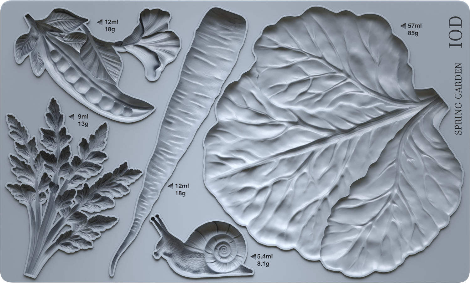 Spring Garden IOD Decor Mould (6″x10″)