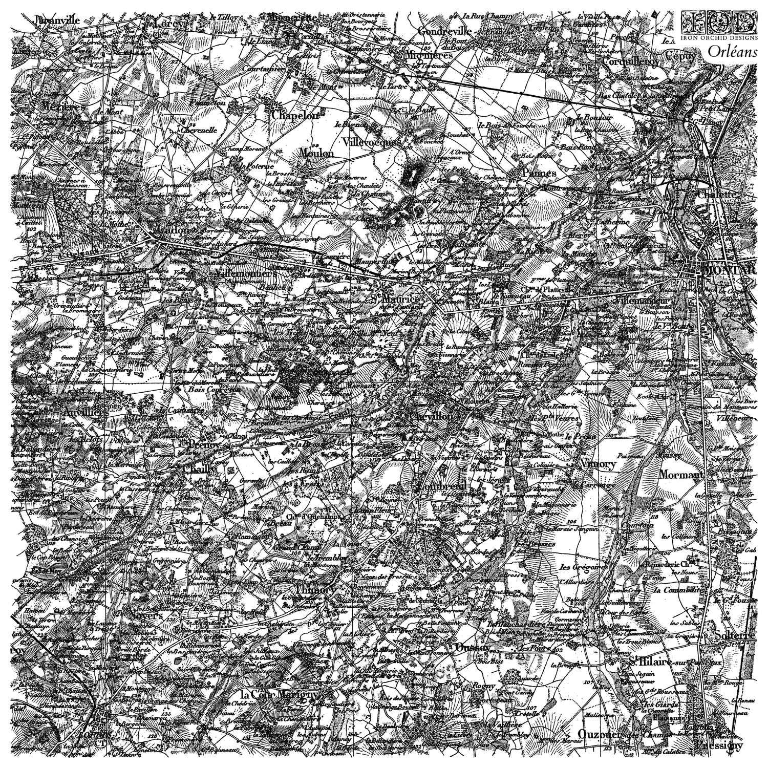 Orleans (Single Sheet 12″x12″) IOD STAMP