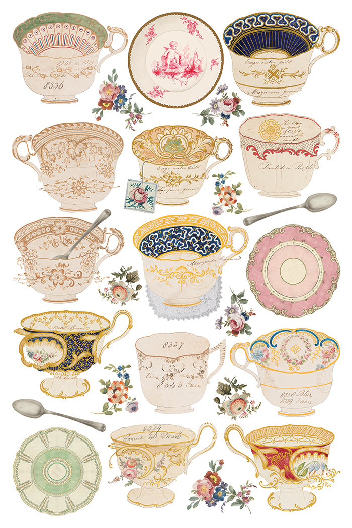 The Belgravia IOD Transfer (8×12″ pad-8 sheets )