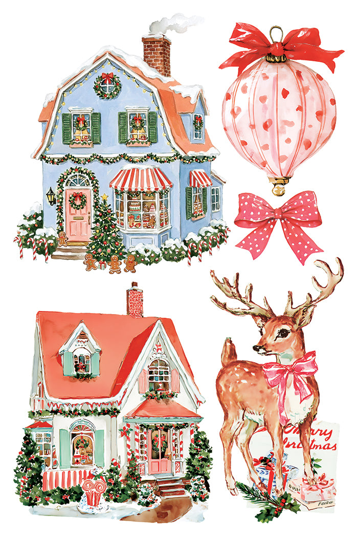 Darling Holiday IOD Transfer (8×12″ pad-8 sheets )