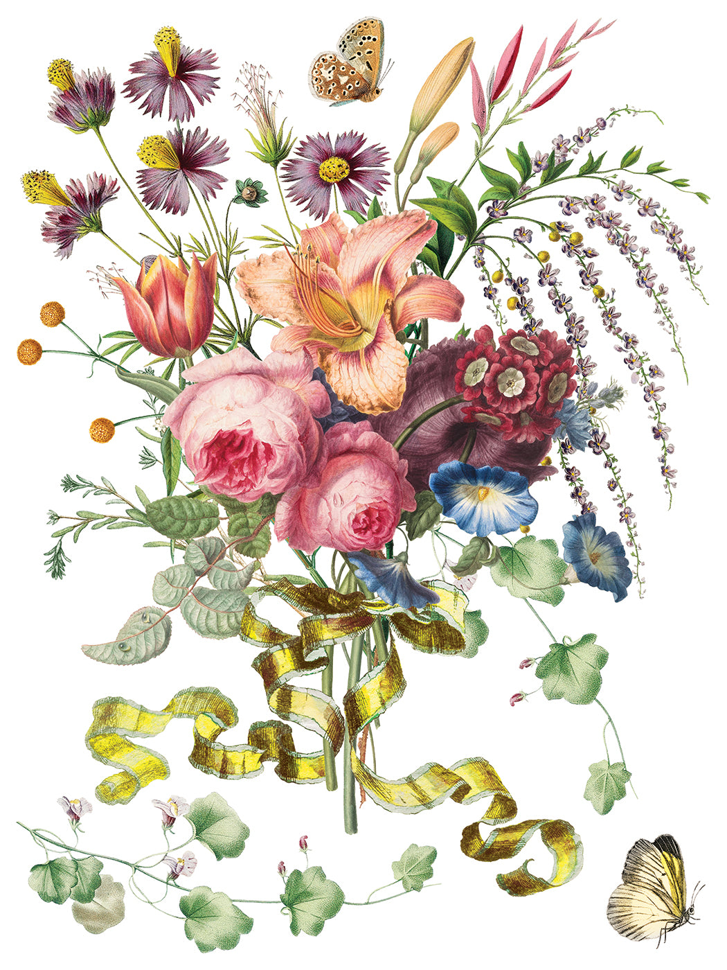 Marche Des Fleurs IOD Transfer (12″x16″ pad-8 sheets)