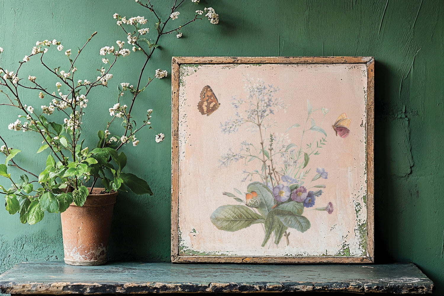 Marche Des Fleurs IOD Transfer (12″x16″ pad-8 sheets)
