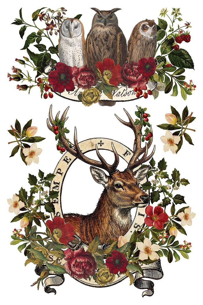 Stag Tavern IOD Transfer (8×12″ pad-8 sheets )