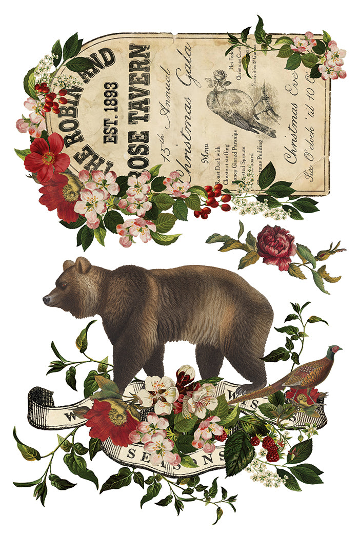 Stag Tavern IOD Transfer (8×12″ pad-8 sheets )