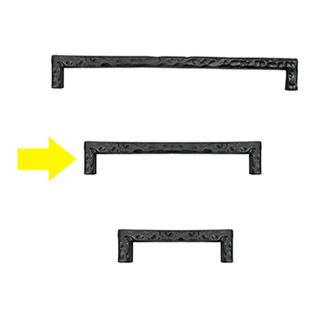 #13 Handle, Rustic Square, M, 8 in