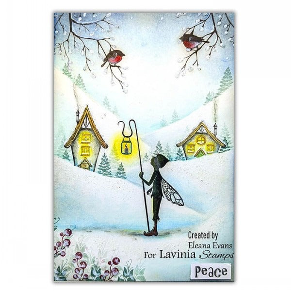 Lavinia Stamps Clear Stamp, Small Robins