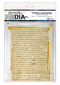 TYPED LEDGERS - SET 1 Dina Wakley