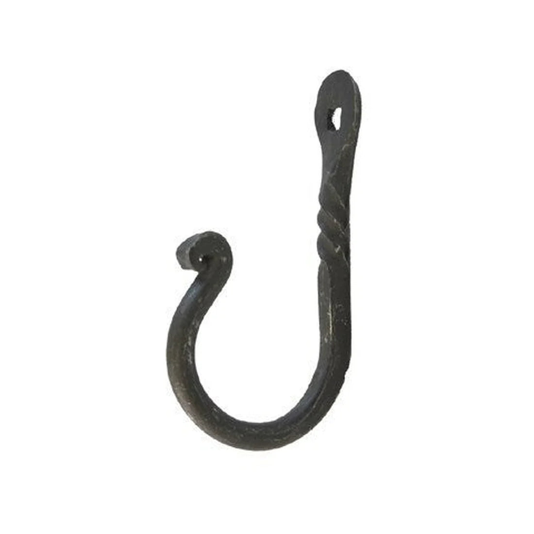 #69 Hand-Forged Black Rope Hook