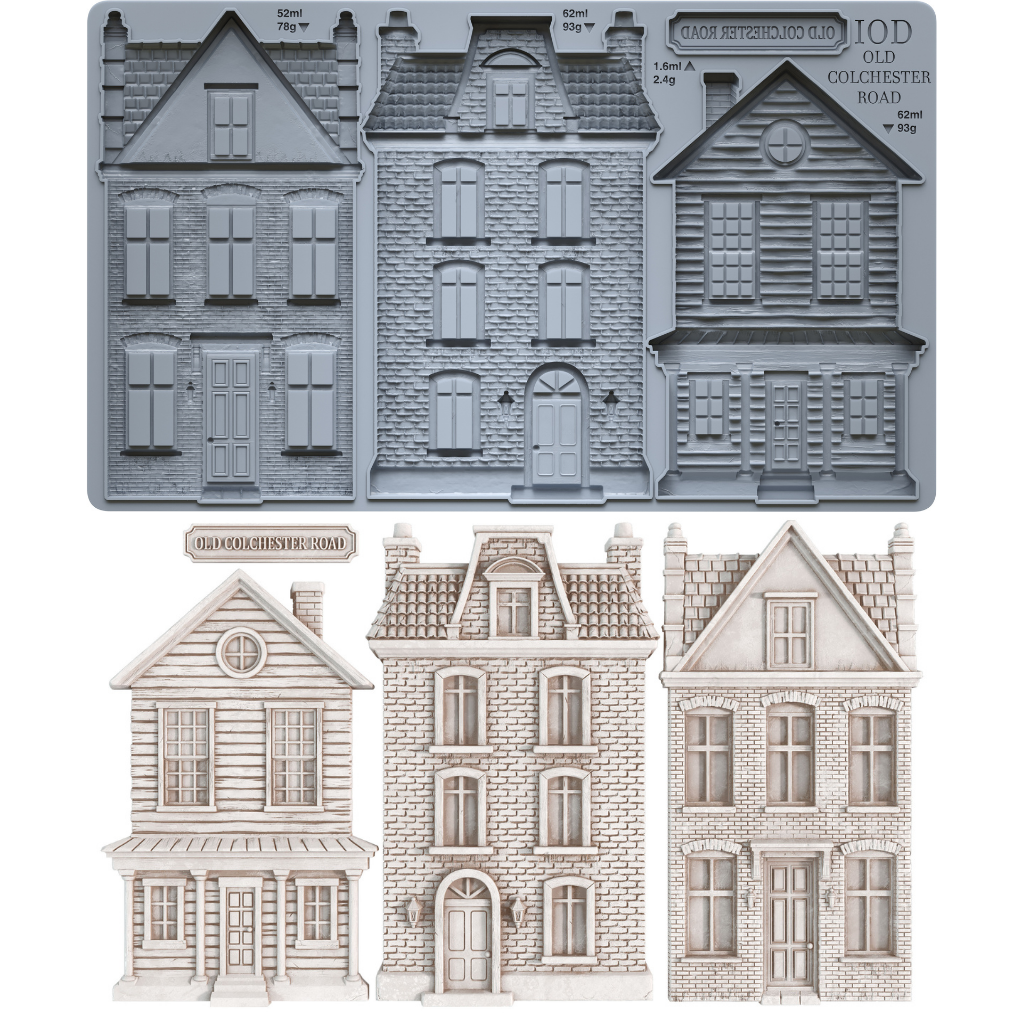 Old Colchester Road IOD Decor Mould (6" x 10")