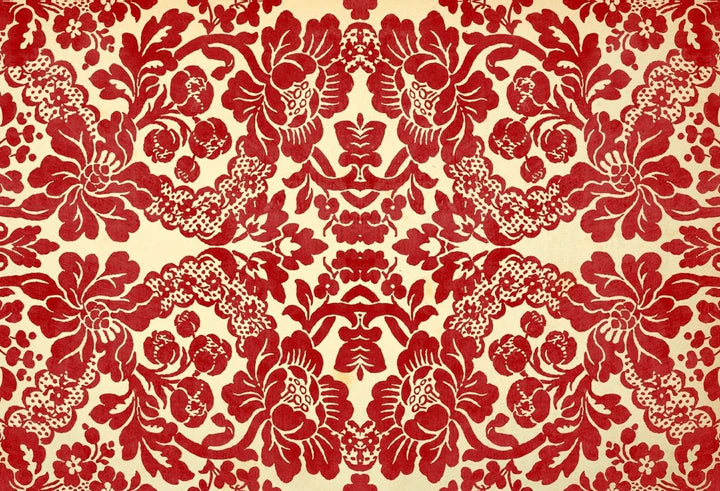Red Damask - RETIRED-ROYCYCLED DECOUPAGE PAPER