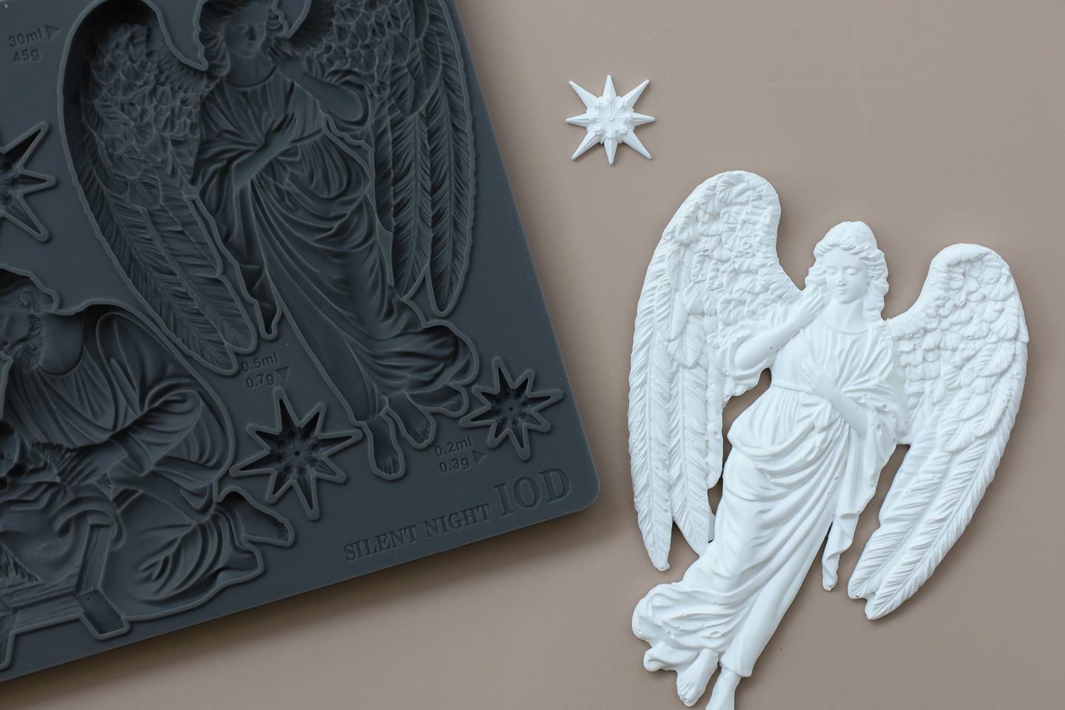 Silent Night IOD Decor Mould (6" x 10")
