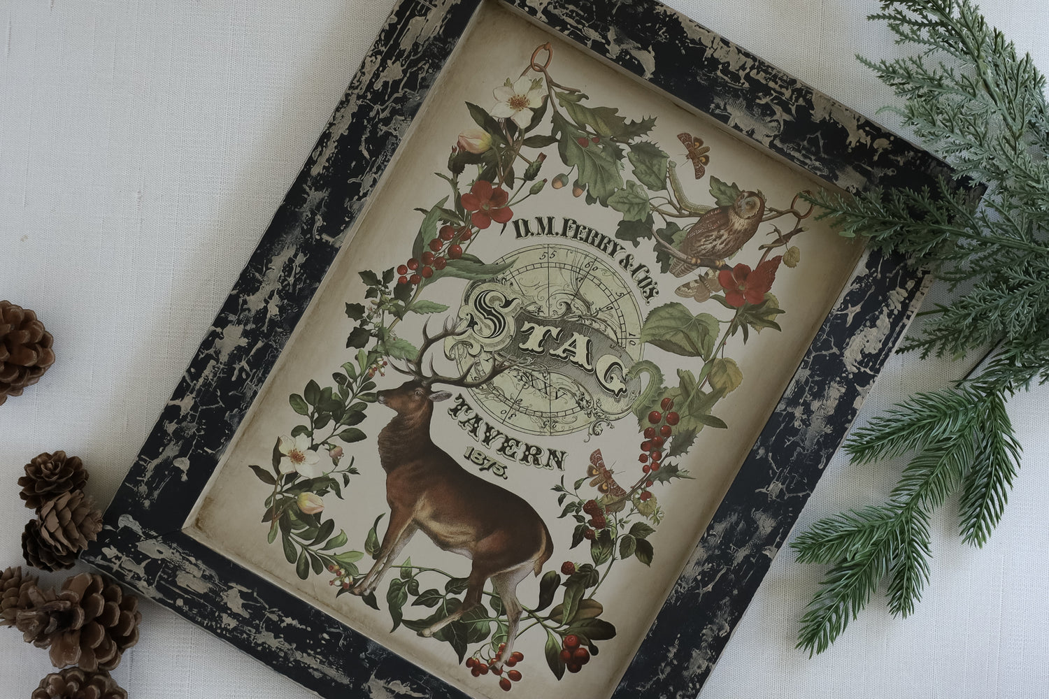 Stag Tavern IOD Transfer (8×12″ pad-8 sheets )