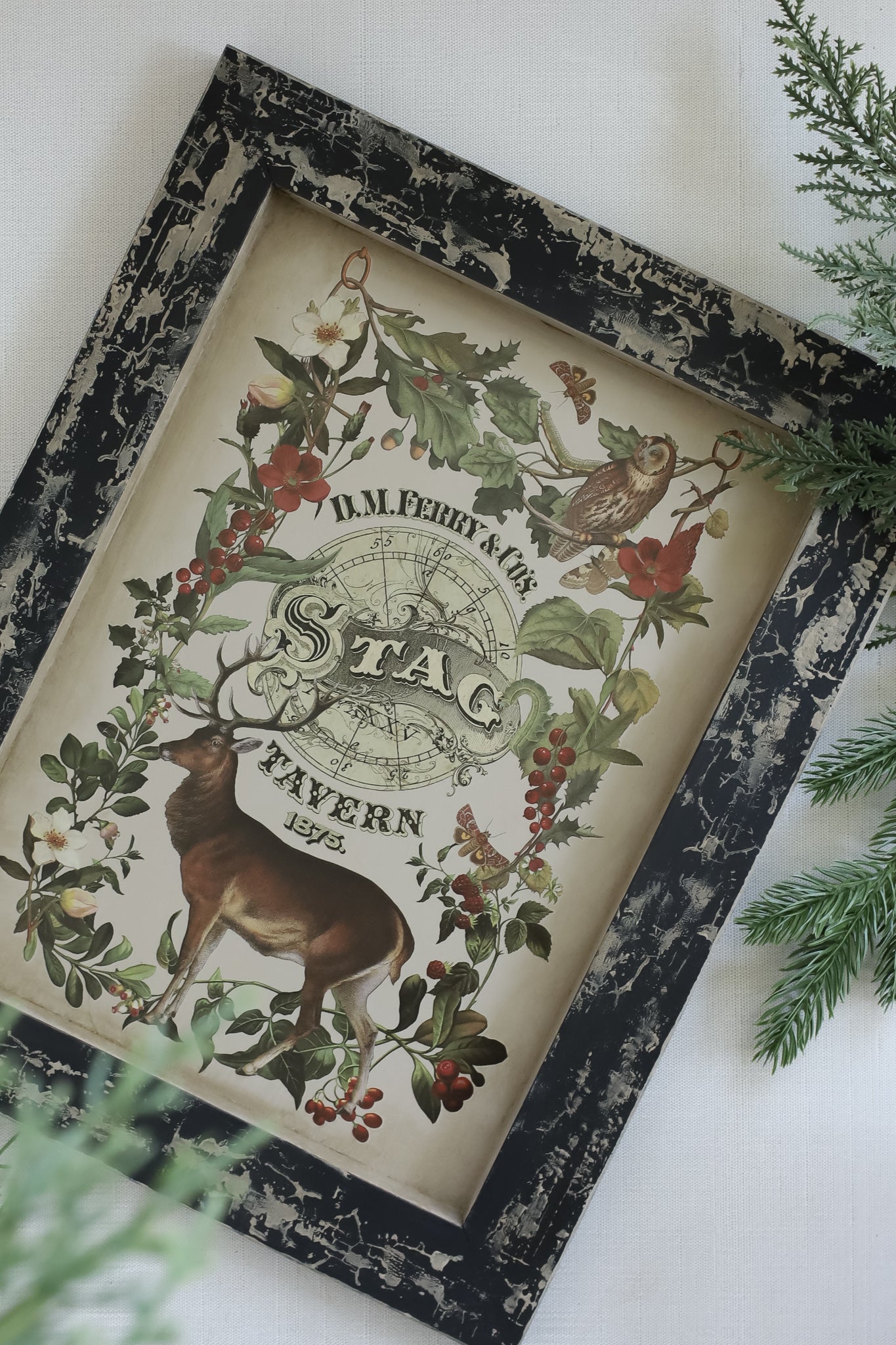 Stag Tavern IOD Transfer (8×12″ pad-8 sheets )
