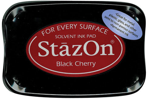StazOn Ink Pad, Black Cherry