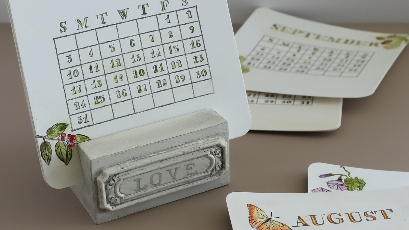 A Timely Tale IOD Stamp set of 4 Sheets (6″x6″ each)