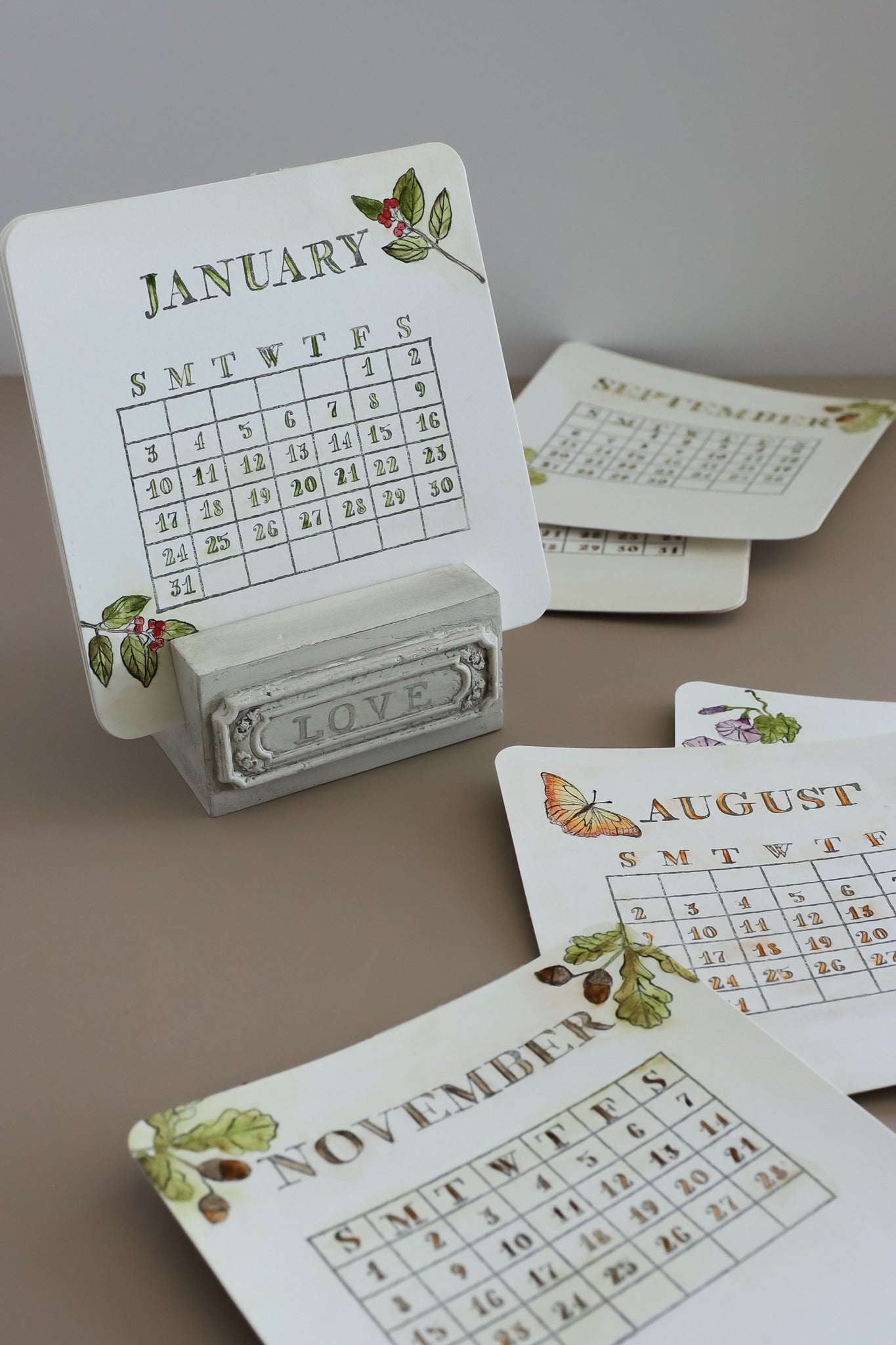 A Timely Tale IOD Stamp set of 4 Sheets (6″x6″ each)