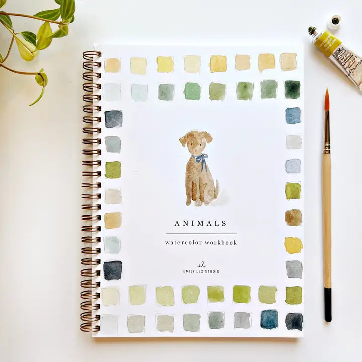 Emily Lex Water Colour Books-ANIMALS