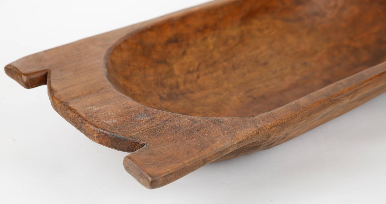 Eurostyle Trencher Deep Dough Bowl-Saranda-12x26-Waxed-SALE